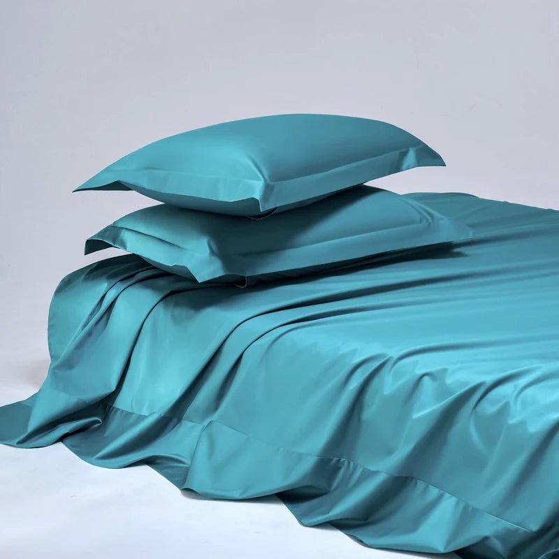 Ensemble de draps en coton égyptien 140x190 cm – bonnet 30 cm en