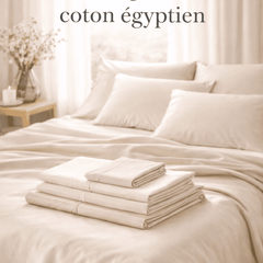Drap en coton égyptien - La Boutique du drap