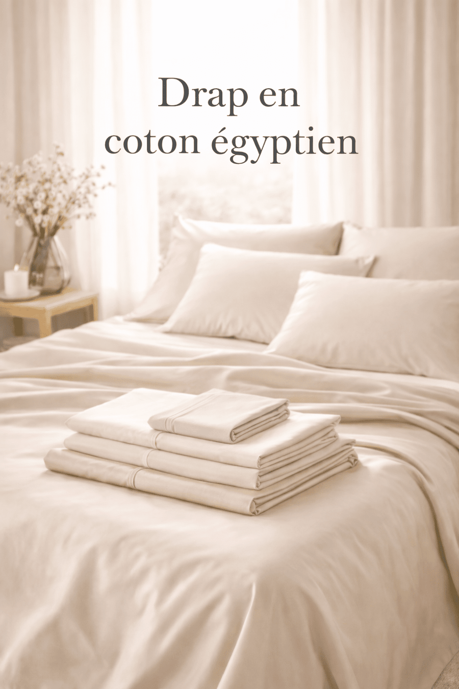 Drap en coton égyptien