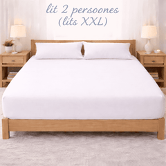 Drap-housse 200×200 cm - lit 2 personnes (lits XXL) - La Boutique du drap