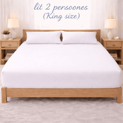 Drap-housse180×200 cm - lit 2 personnes (King size) - La Boutique du drap