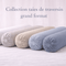 Taie de traversin 45×200 cm – grand format - La Boutique du drap