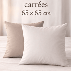 Taies d’oreiller 65x65 cm - La Boutique du drap