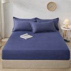 Bleu gris / 160x200cmx30cm