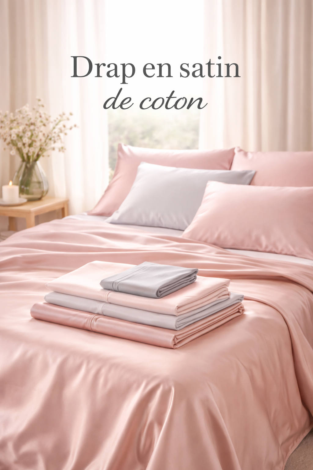 drap en satin