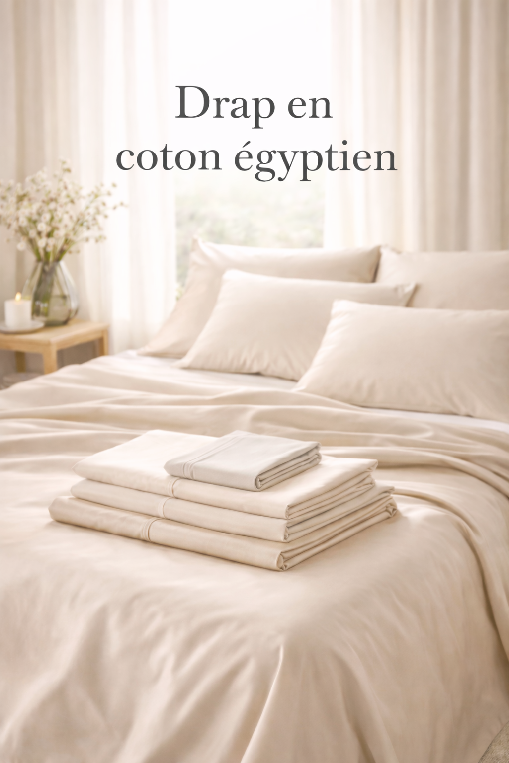 drap en coton égyptien