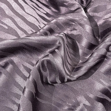 Parure de lit satin jacquard effet zébré 200x200cm - 3 pièces