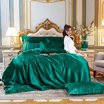 Ensemble de housse de couette en Satin de coton 200x200cm