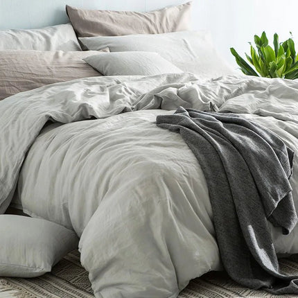 Drap de Lit 100% Lin Lavé - 200x240 cm en