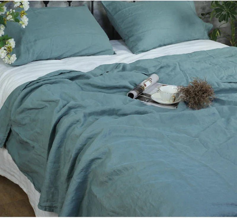 Drap de Lit 100% Lin Lavé - 200x240 cm en