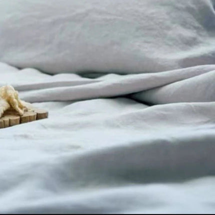 Drap de lit en lin pur 100% - 248x248 cm en