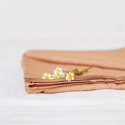 Drap de lit en lin pur 100% - 275x300 cm en