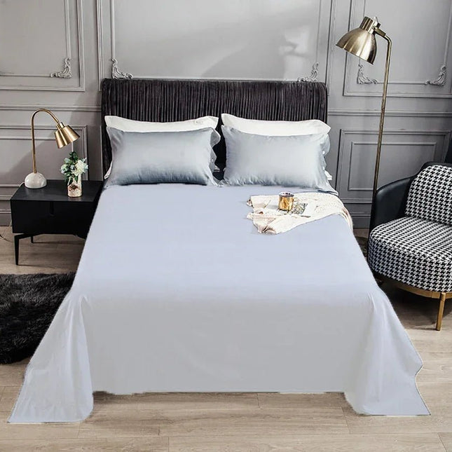 Drap de lit plat en pur coton 200x230 cm en