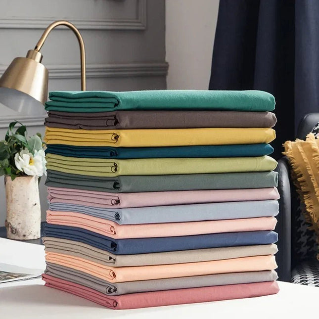 Drap de lit plat en pur coton 230x245 cm en