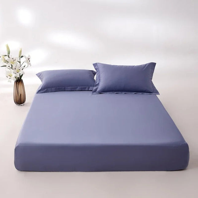 Drap - housse 100% coton égyptien 90x190x30cm en