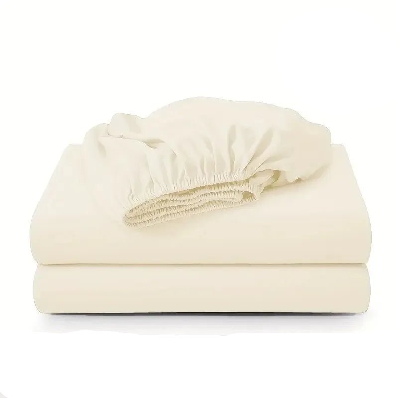 Drap - housse coton, couleur unie 200x200x30cm en