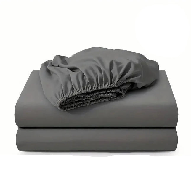 Drap - housse coton, couleur unie 90x200x30cm en
