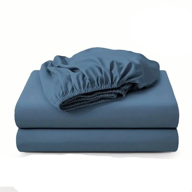 Drap - housse coton, couleur unie 90x200x30cm en