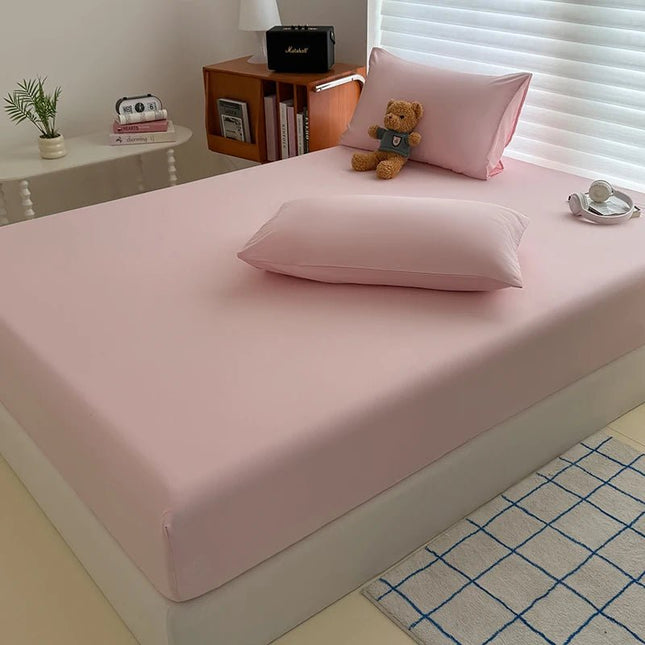 Drap - housse délavé avec bandes élastiques 90x200x25cm en