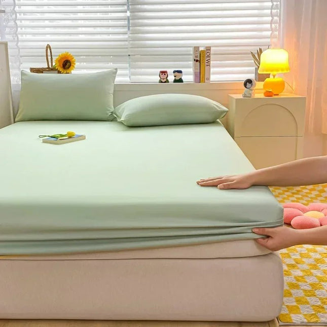 Drap - housse en coton doux 90x200x25 cm en