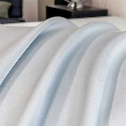 Drap - housse en soie de mûrier couleur pure 90x190 cm – bonnet 25 cm en
