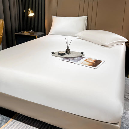 Drap - housse en soie de mûrier naturelle 140x190 cm – bonnet 25 cm en