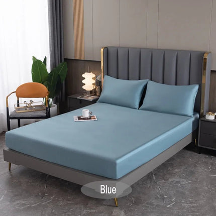 Drap - housse en soie de mûrier naturelle 160x200 cm – bonnet 25 cm en