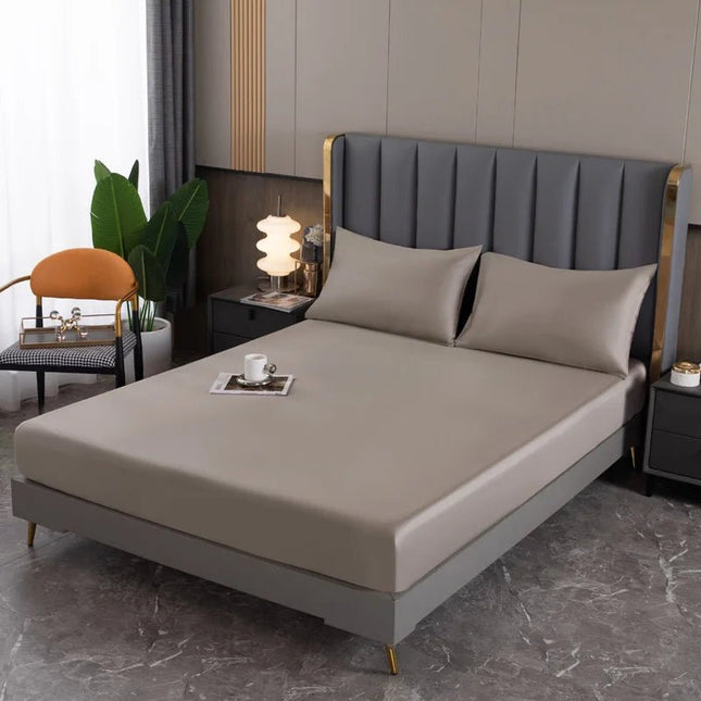 Drap - housse en soie de mûrier naturelle 200x200 cm – bonnet 25 cm en