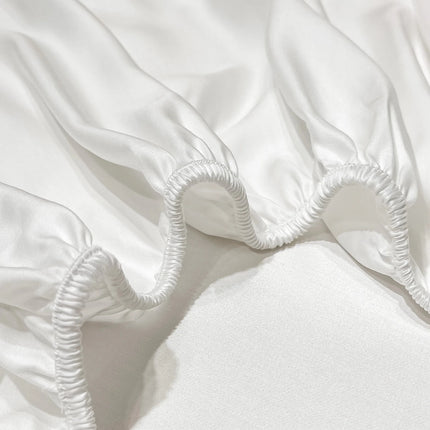 Drap - housse en soie de mûrier naturelle 90x190 cm – bonnet 25 cm en