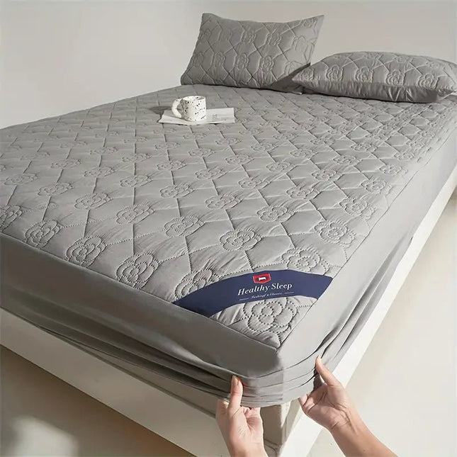 Drap - housse imperméable en coton 90x200x30 cm en