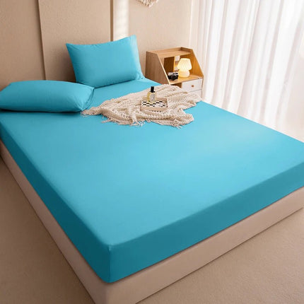 Drap - housse protège - matelas imperméable 140x200x30 cm en