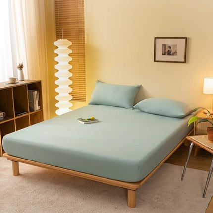 Drap - housse uni avec élastique 140x190x25cm – 1 pièce en