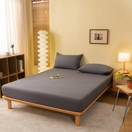 Drap - housse uni avec élastique 140x190x25cm – 1 pièce en