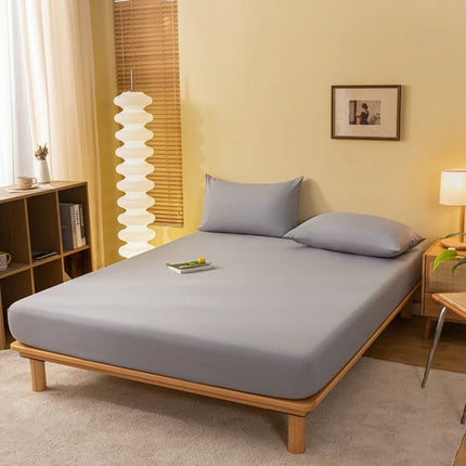 Drap - housse uni avec élastique 140x190x25cm – 1 pièce en