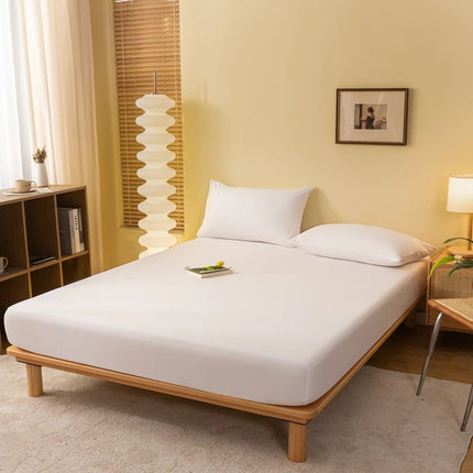 Drap - housse uni avec élastique 140x190x25cm – 1 pièce en