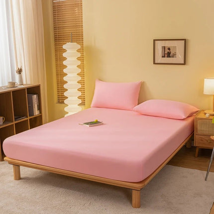 Drap - housse uni avec élastique 140x190x25cm – 1 pièce en