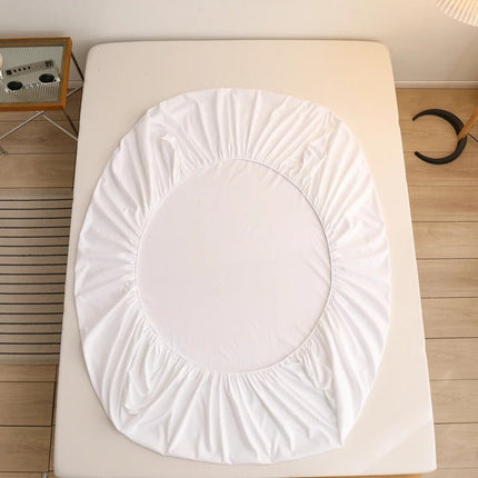 Drap - housse uni avec élastique 140x190x25cm – 1 pièce en