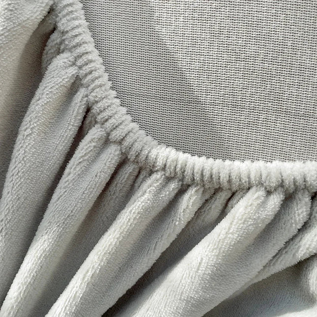 Drap - housse velours chaud 160x200x30 cm en