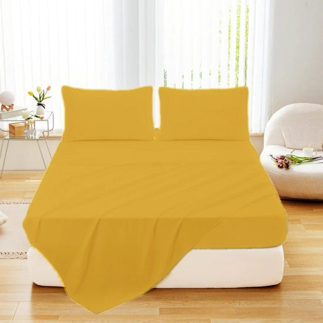 Drap plat 180x230 cm - Lit simple en