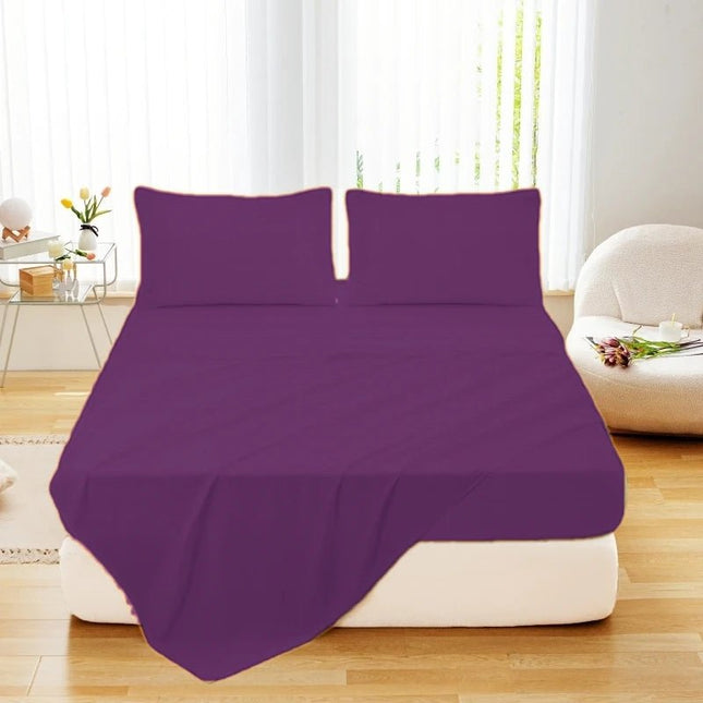 Drap plat 180x230 cm - Lit simple en