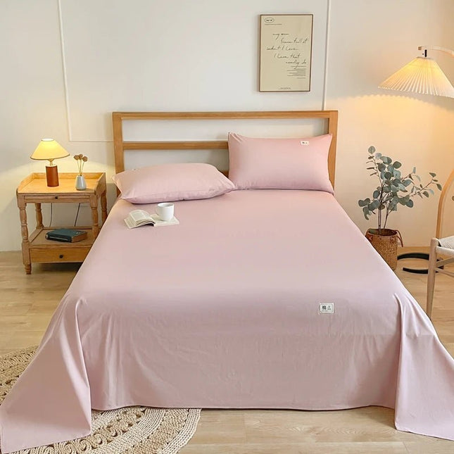 Drap plat de lit 100% coton - 250x245 cm en