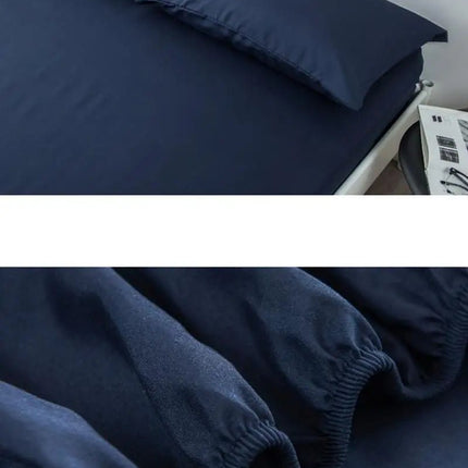 Ensemble de draps 140x190 cm bonnet 35 cm – 4 pièces en