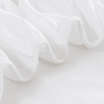 Ensemble de draps 140x190 cm bonnet 35 cm – 4 pièces en