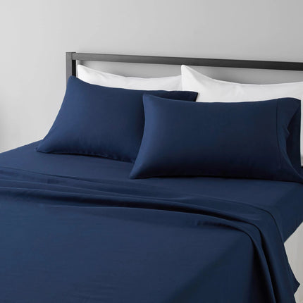 Ensemble de draps 140x190 cm – bonnet 40 cm – 4 pièces en