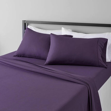 Ensemble de draps 140x190 cm – bonnet 40 cm – 4 pièces en