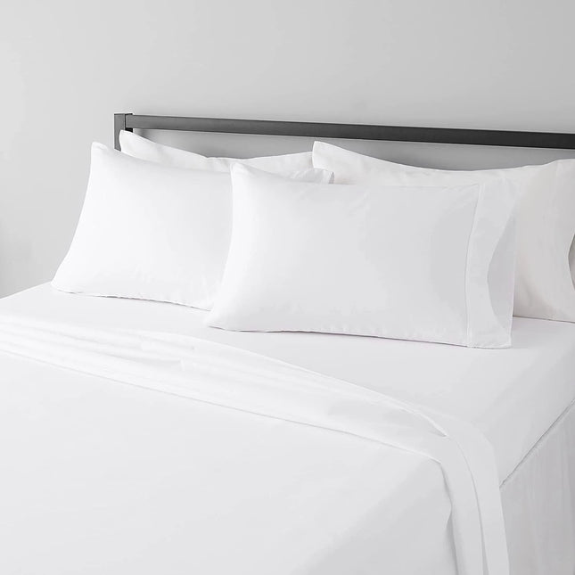 Ensemble de draps 180x200 cm – bonnet 40 cm – 4 pièces en