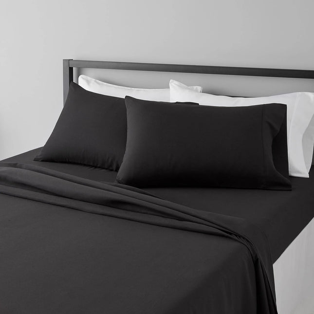Ensemble de draps 200x200 cm – bonnet 40 cm – 4 pièces en