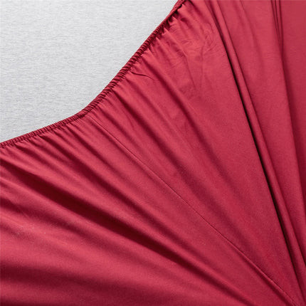 Ensemble de draps brossés unis 140x200 cm – 4 pièces en