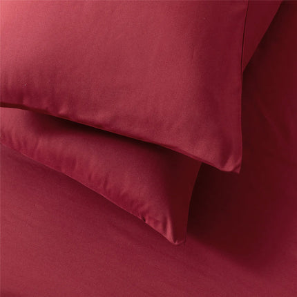 Ensemble de draps brossés unis 140x200 cm – 4 pièces en