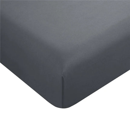 Ensemble de draps brossés unis 140x200 cm – 4 pièces en